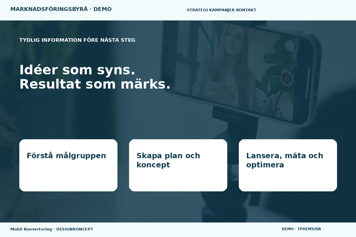 Mobil Konvertering – Inför ditt val för marknadsföringsbyrå