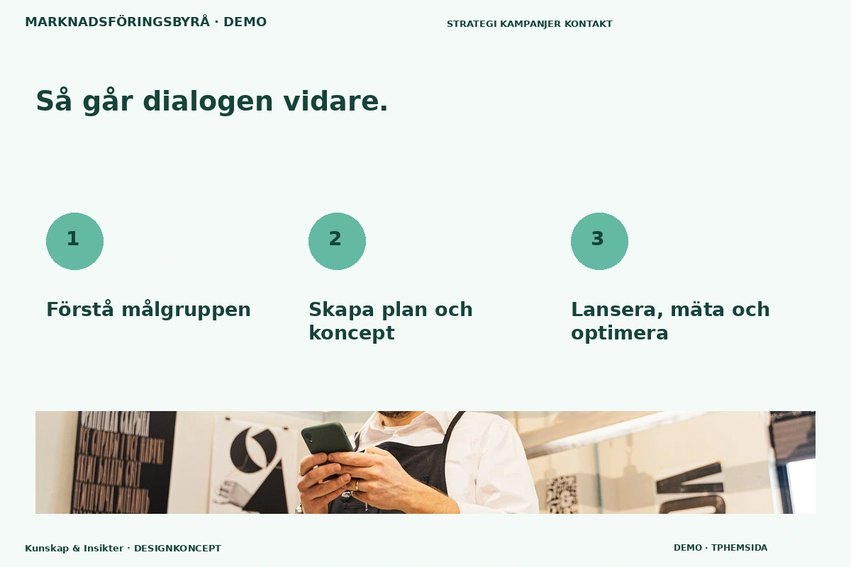 Kunskap & Insikter – Så fungerar dialogen för marknadsföringsbyrå