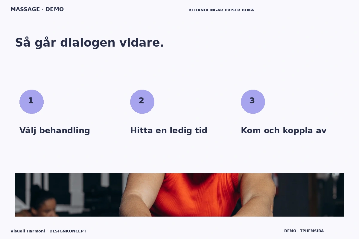 Visuell Harmoni – Så fungerar dialogen för massage