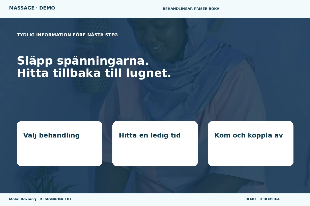 Mobil Bokning – Inför ditt val för massage