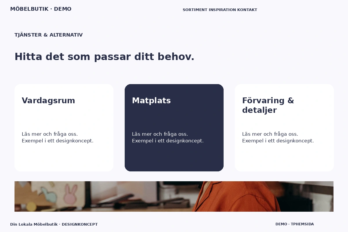Din Lokala Möbelbutik – Tjänster & alternativ för möbelbutik