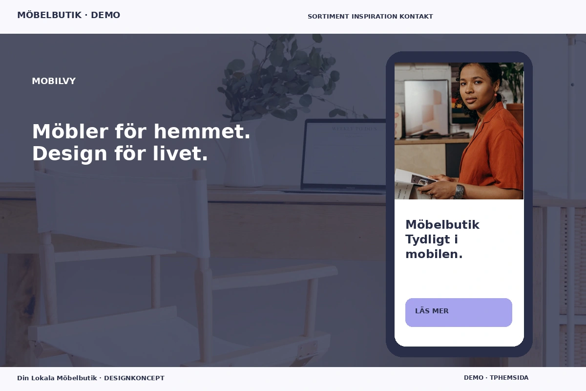 Din Lokala Möbelbutik – Mobilvy för möbelbutik