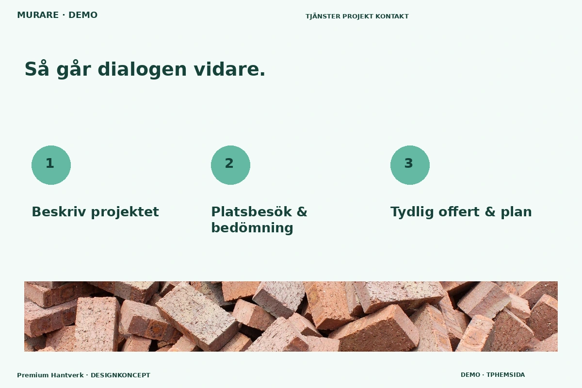 Premium Hantverk – Så fungerar dialogen för murare