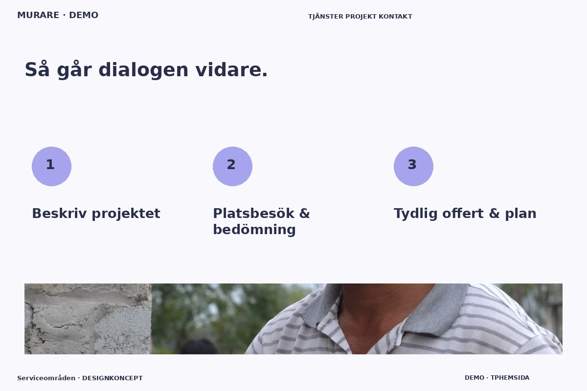 Serviceområden – Så fungerar dialogen för murare