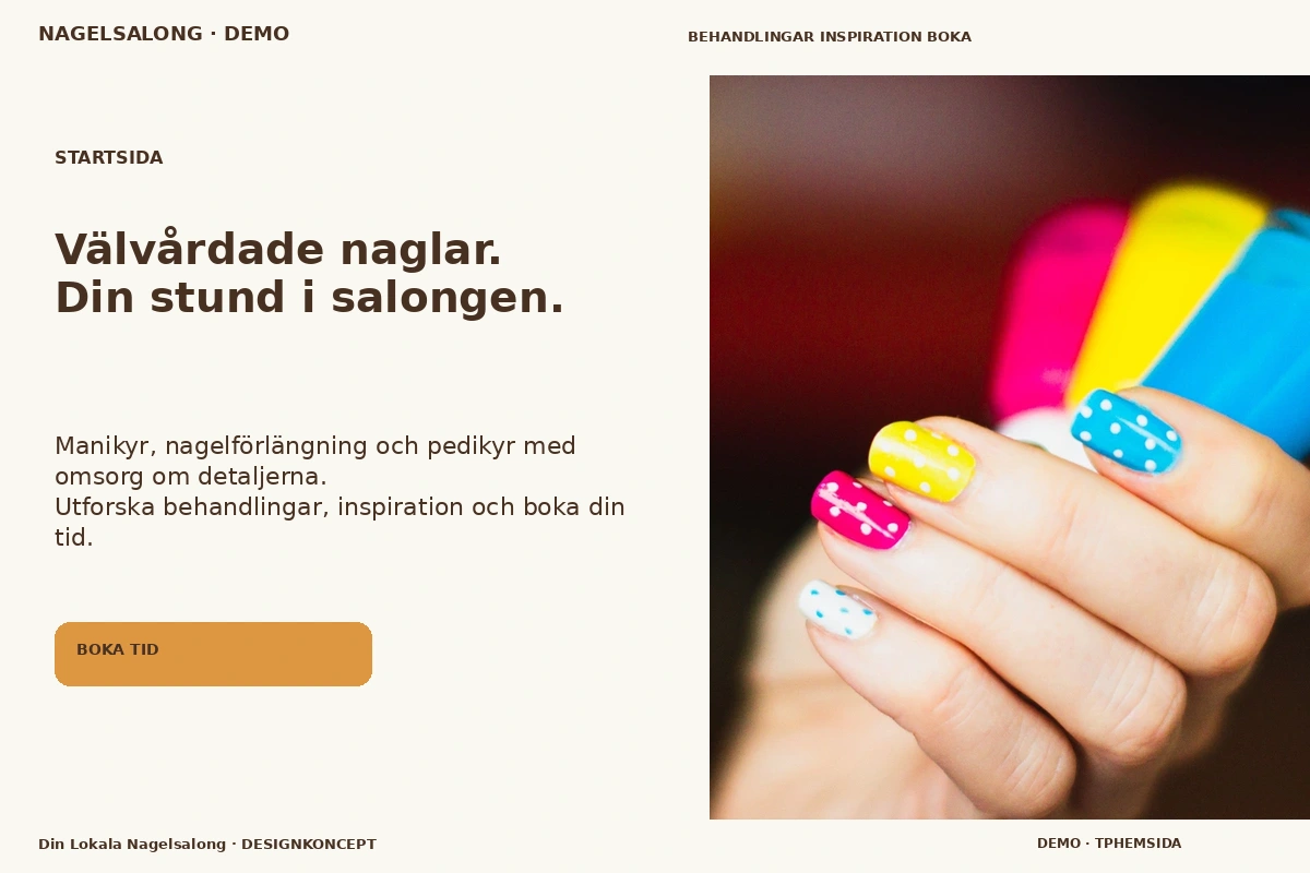 Din Lokala Nagelsalong – Startsida för nagelsalong