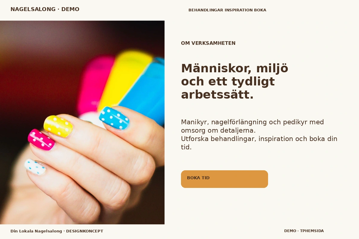 Din Lokala Nagelsalong – Om verksamheten för nagelsalong
