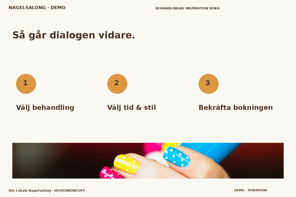 Din Lokala Nagelsalong – Så fungerar dialogen för nagelsalong