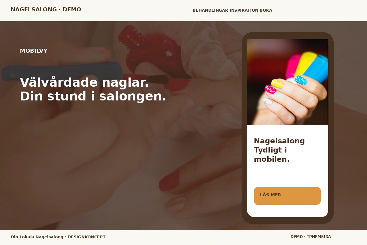 Din Lokala Nagelsalong – Mobilvy för nagelsalong