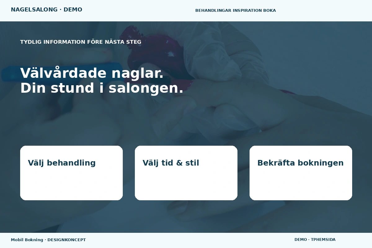 Mobil Bokning – Inför ditt val för nagelsalong