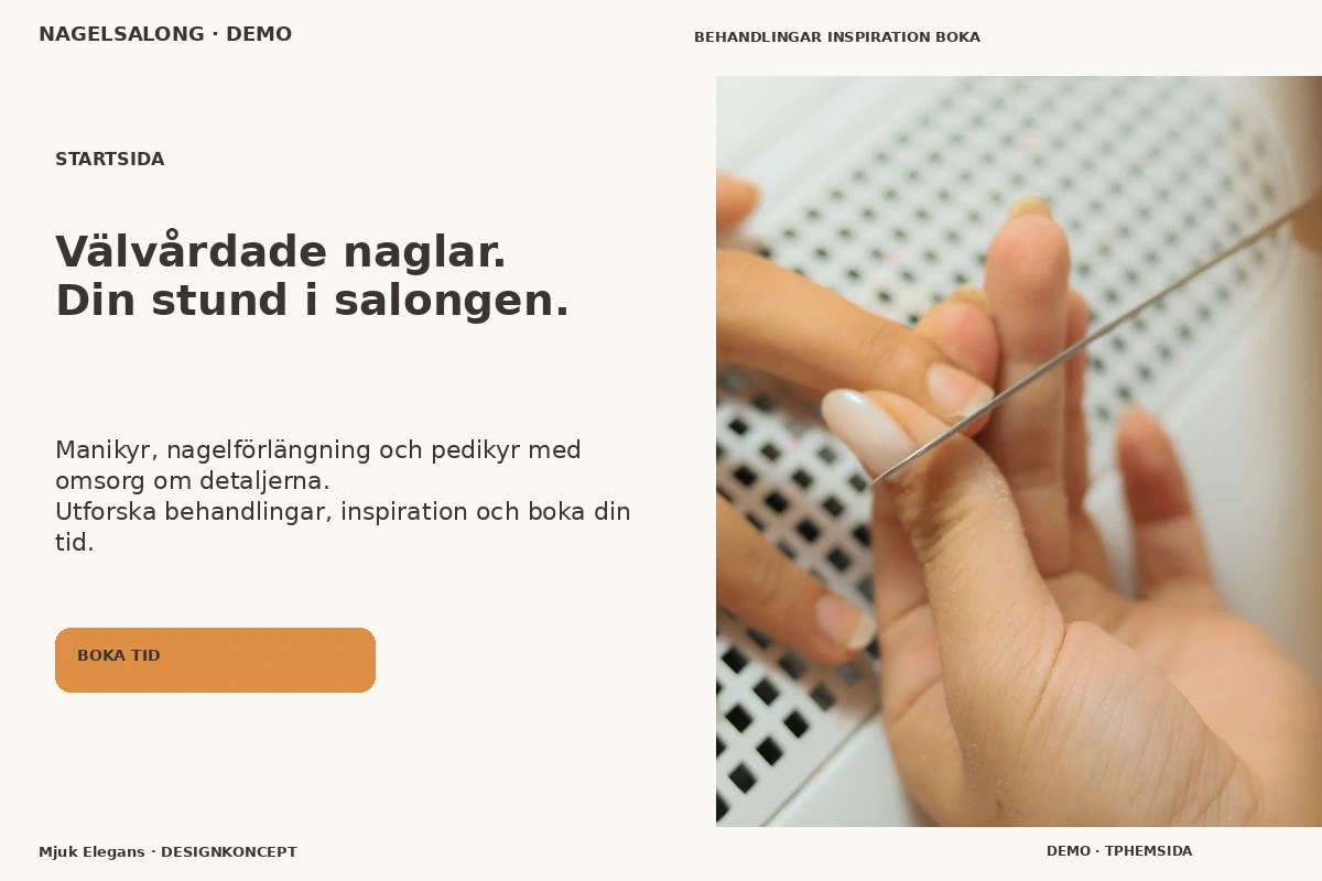 Mjuk Elegans – Startsida för nagelsalong