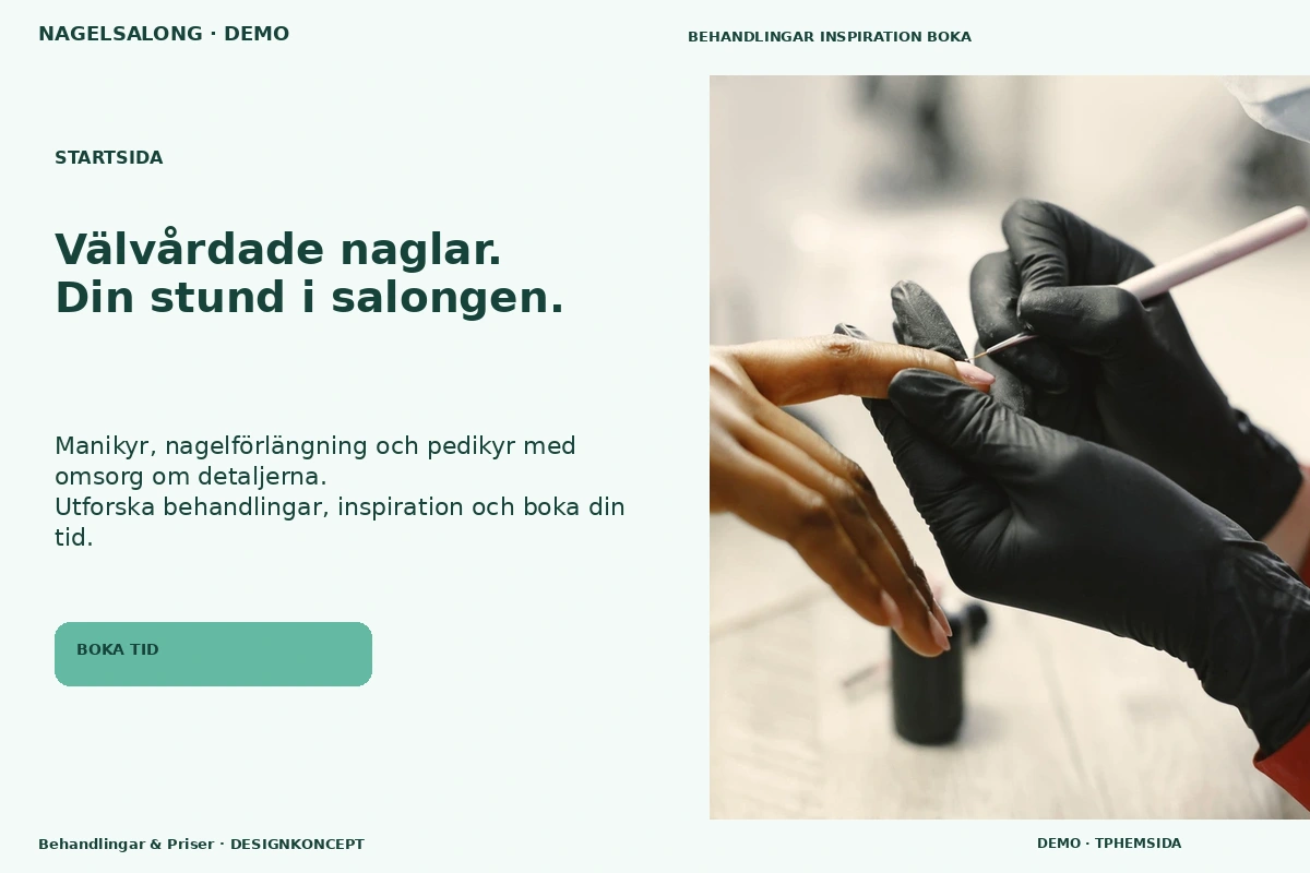 Behandlingar & Priser – Startsida för nagelsalong