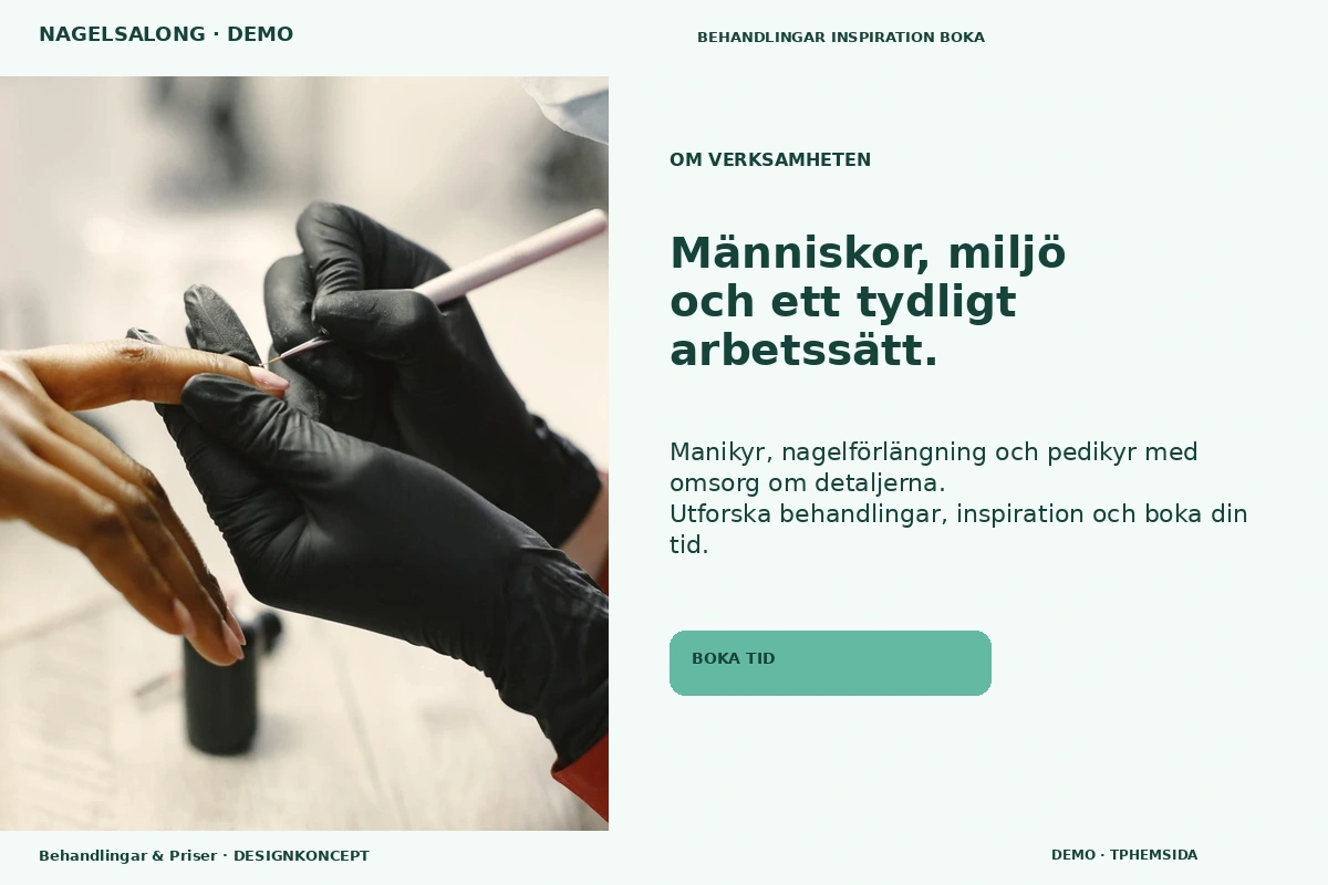Behandlingar & Priser – Om verksamheten för nagelsalong