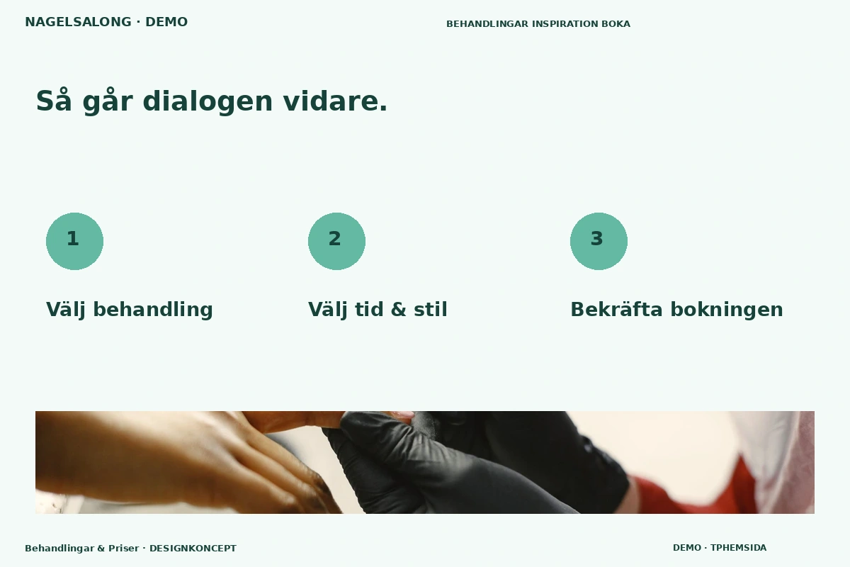 Behandlingar & Priser – Så fungerar dialogen för nagelsalong