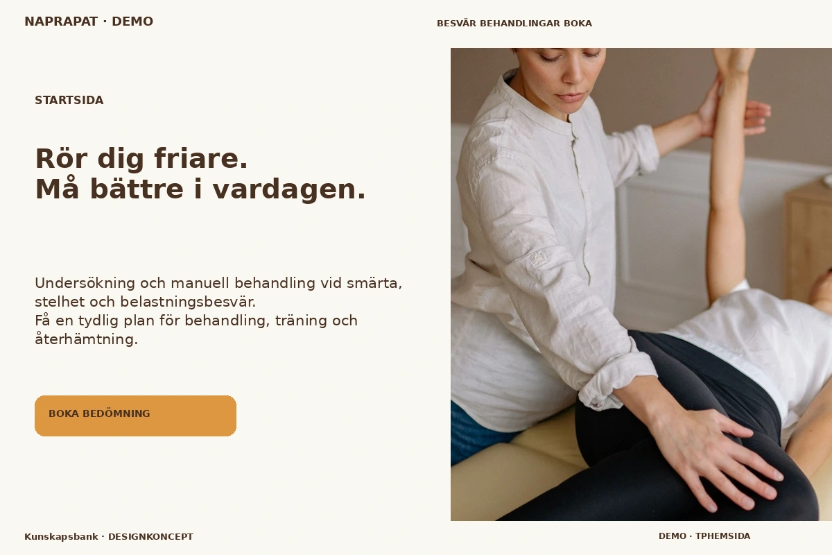 Kunskapsbank – Startsida för naprapat