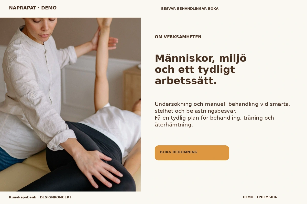 Kunskapsbank – Om verksamheten för naprapat