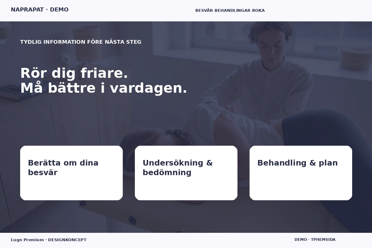 Lugn Premium – Inför ditt val för naprapat