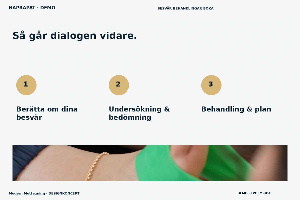 Modern Mottagning – Så fungerar dialogen för naprapat