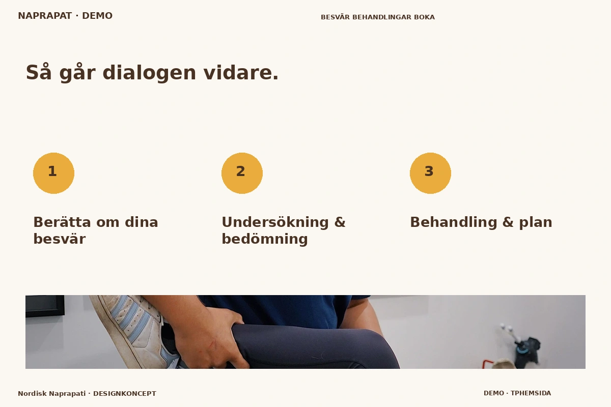 Nordisk Naprapati – Så fungerar dialogen för naprapat