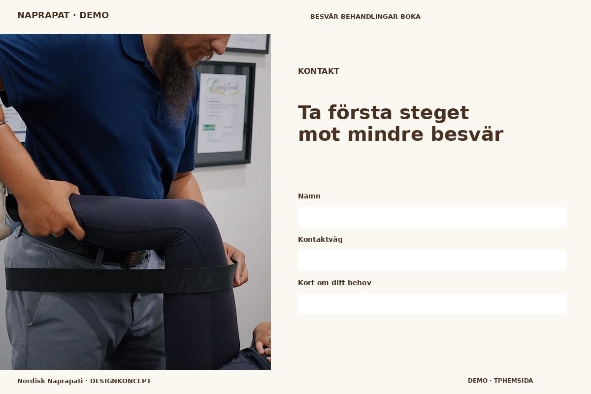 Nordisk Naprapati – Kontakt för naprapat