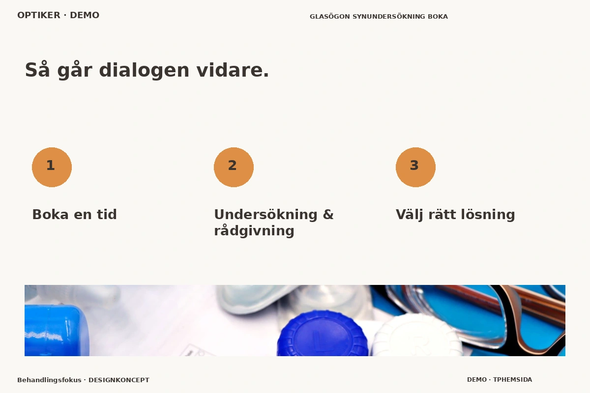 Behandlingsfokus – Så fungerar dialogen för optiker