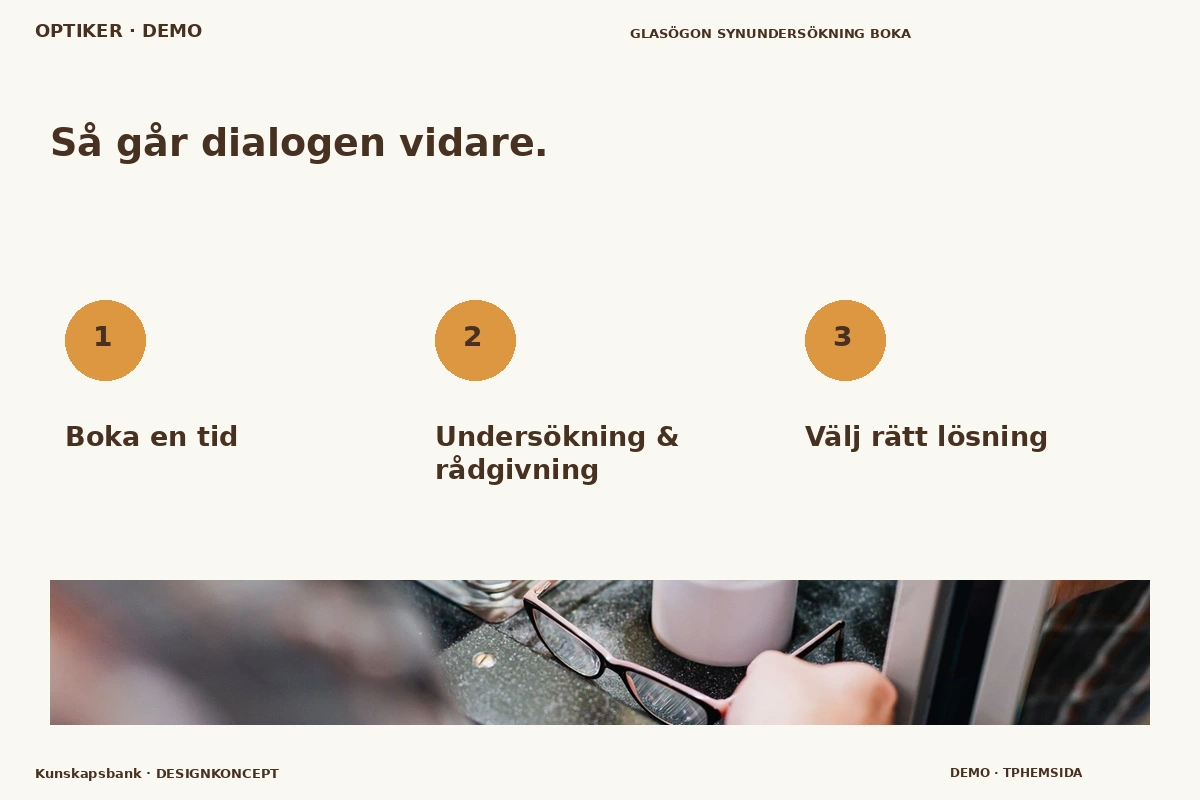 Kunskapsbank – Så fungerar dialogen för optiker