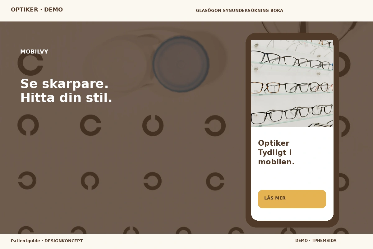 Patientguide – Mobilvy för optiker