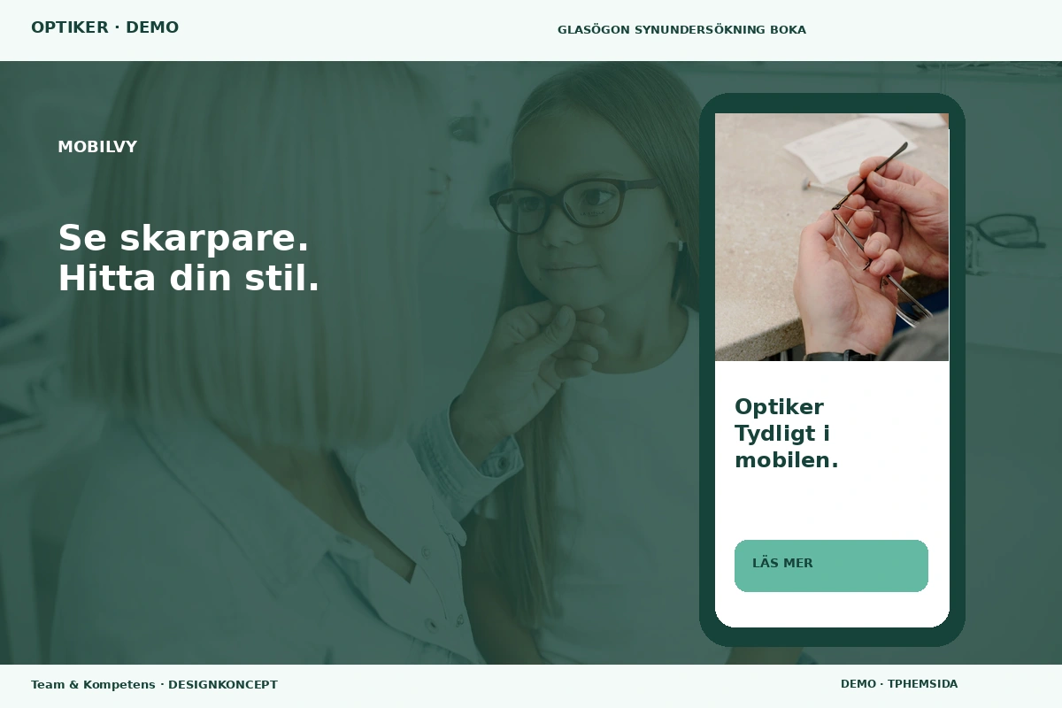 Team & Kompetens – Mobilvy för optiker