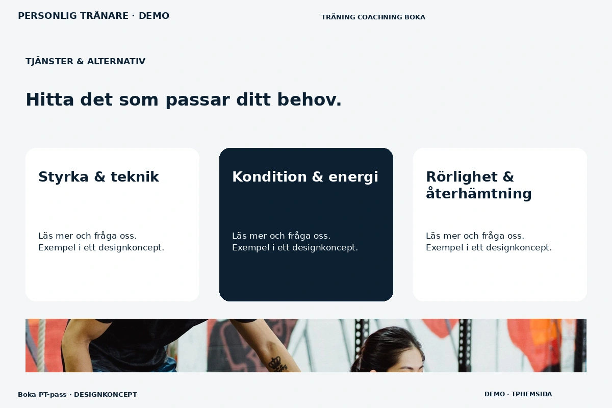 Boka PT-pass – Tjänster & alternativ för personlig tränare