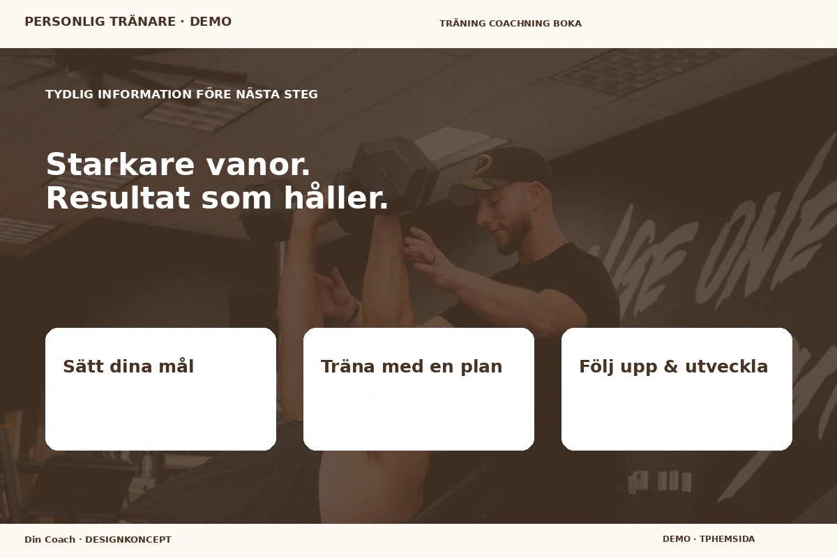 Din Coach – Inför ditt val för personlig tränare