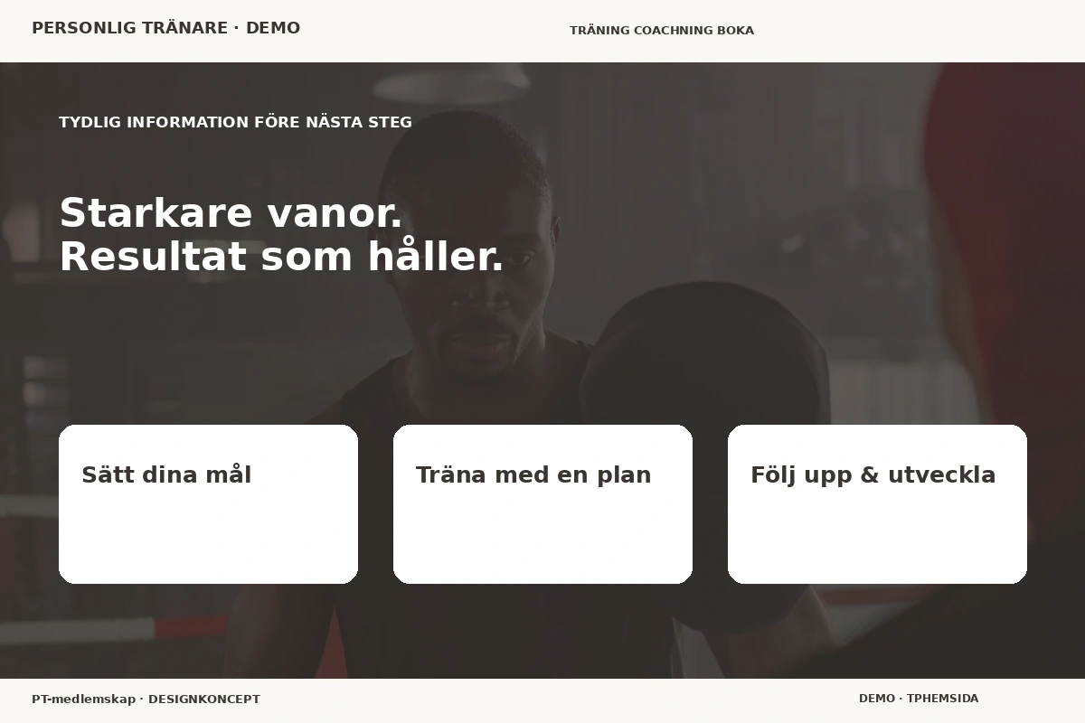 PT-medlemskap – Inför ditt val för personlig tränare