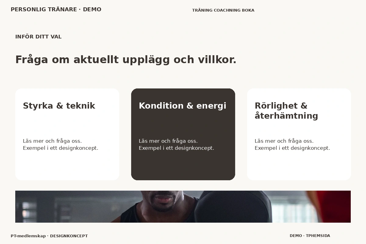 PT-medlemskap – Alternativ & villkor för personlig tränare