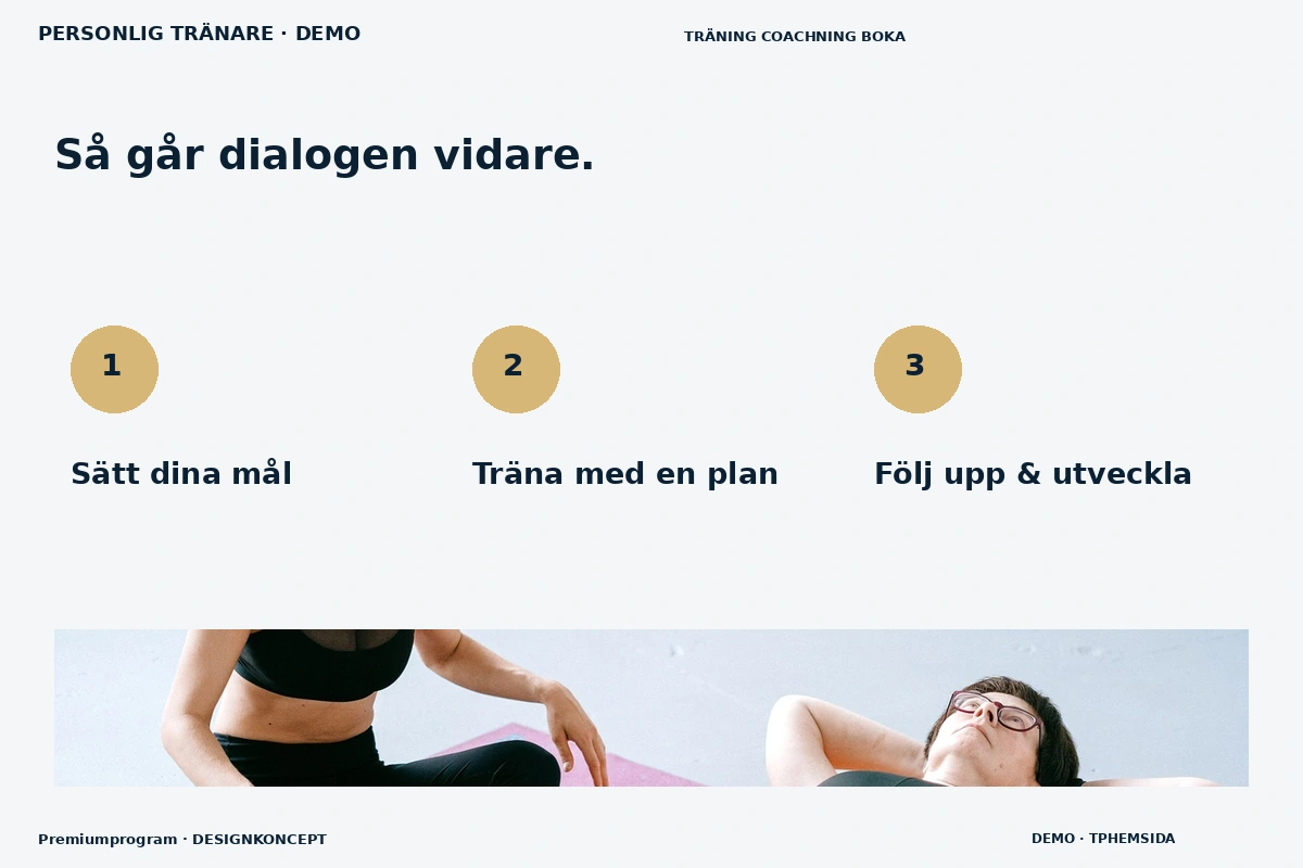 Premiumprogram – Så fungerar dialogen för personlig tränare