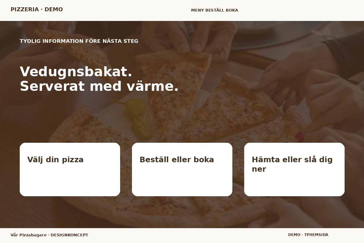 Vår Pizzabagare – Inför ditt val för pizzeria