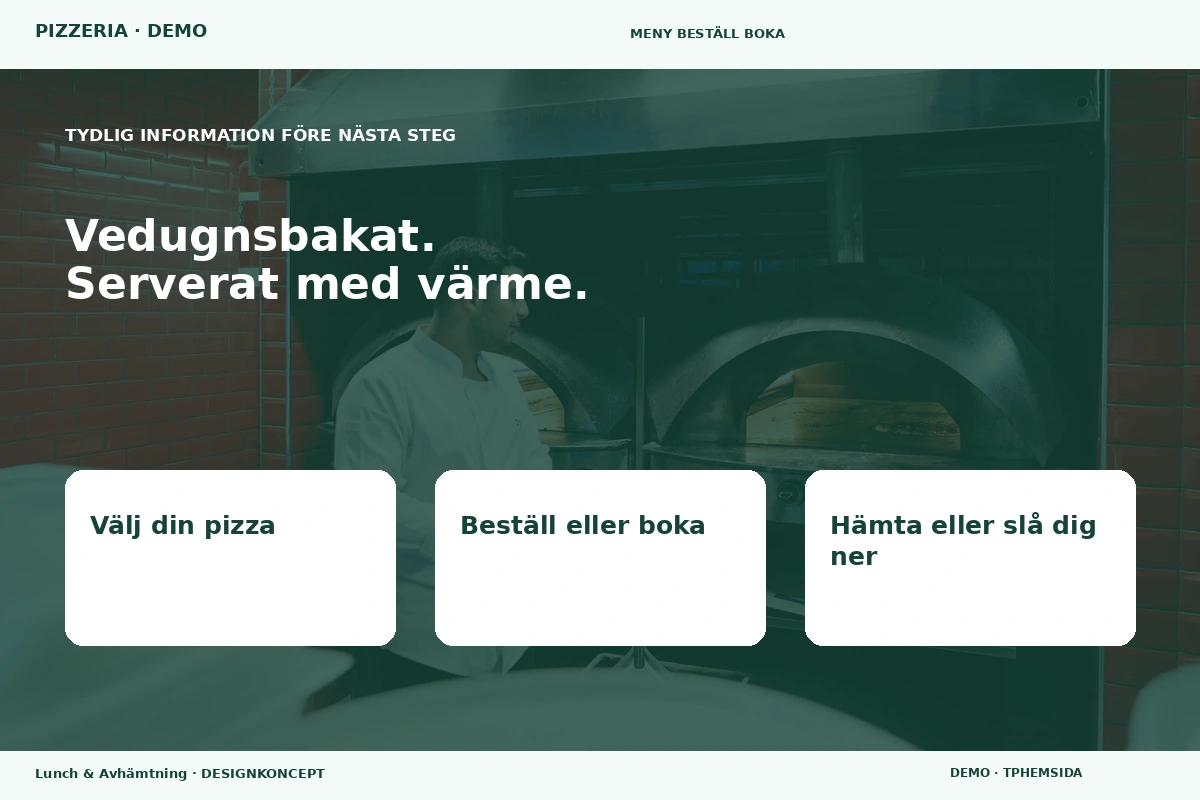 Lunch & Avhämtning – Inför ditt val för pizzeria