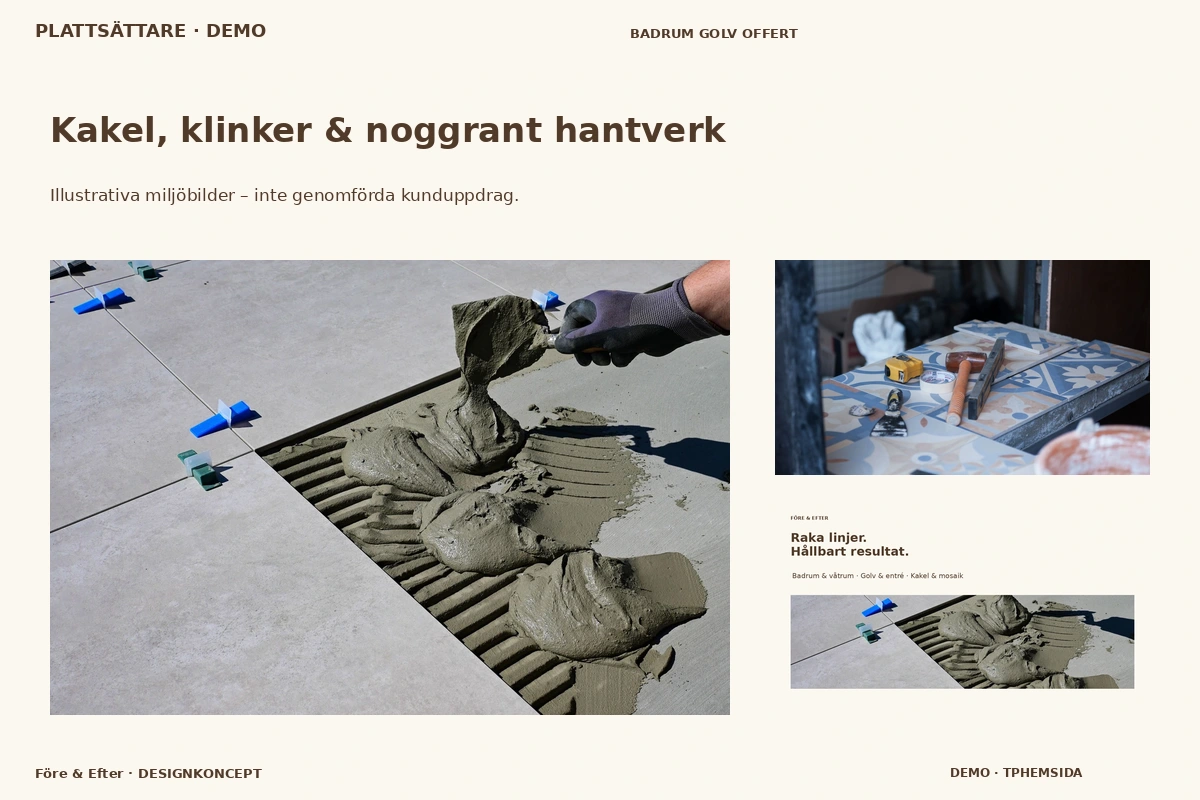 Före & Efter – Kakel, klinker & noggrant hantverk för plattsättare