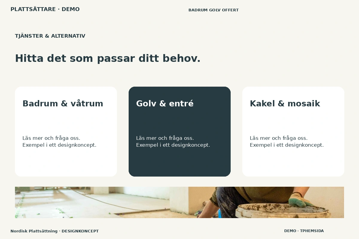 Nordisk Plattsättning – Tjänster & alternativ för plattsättare