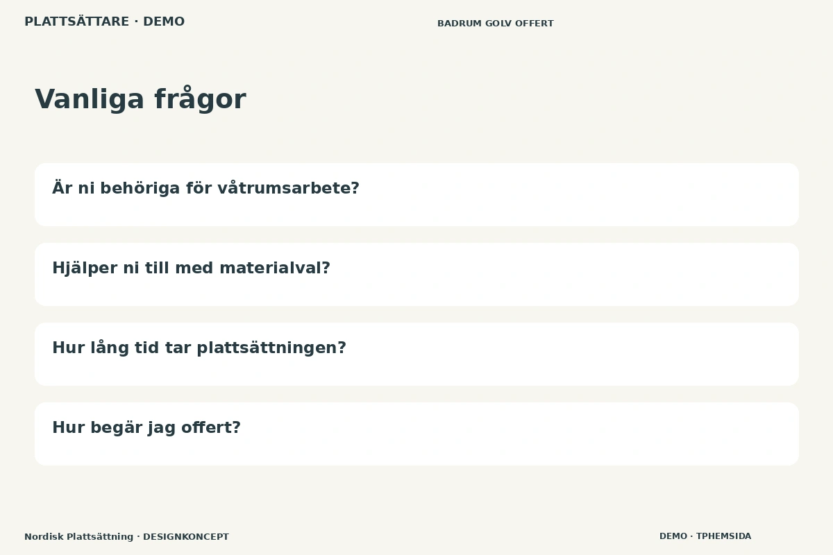 Nordisk Plattsättning – Vanliga frågor för plattsättare