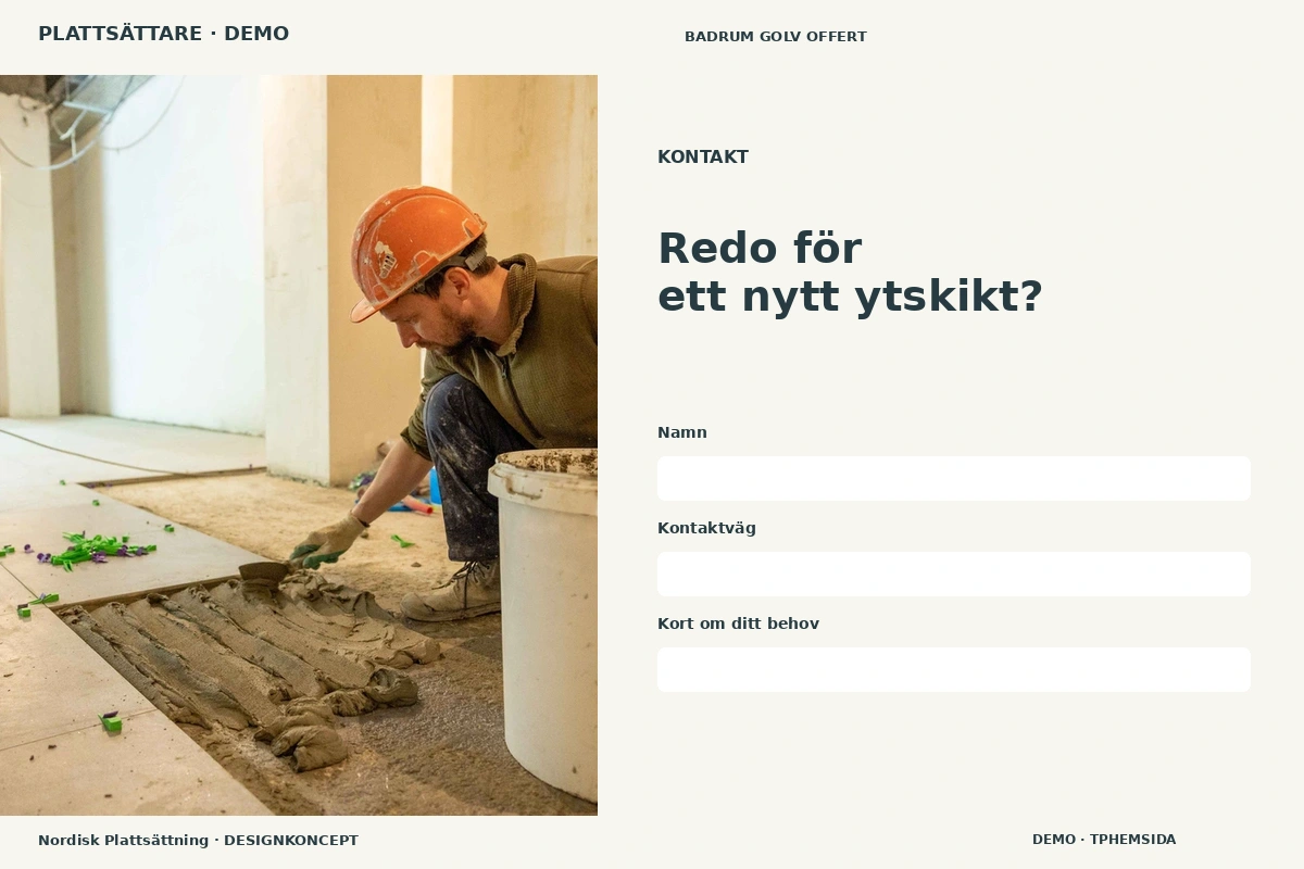 Nordisk Plattsättning – Kontakt för plattsättare