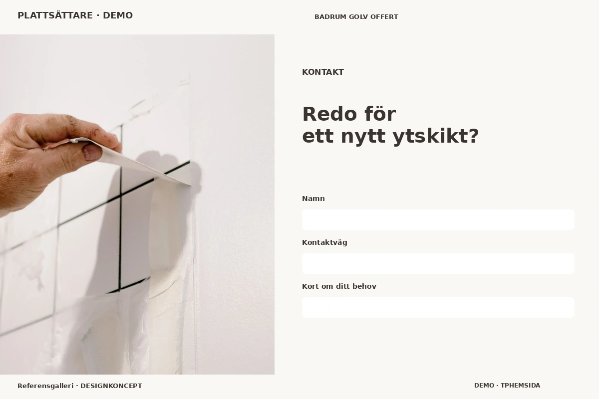 Referensgalleri – Kontakt för plattsättare