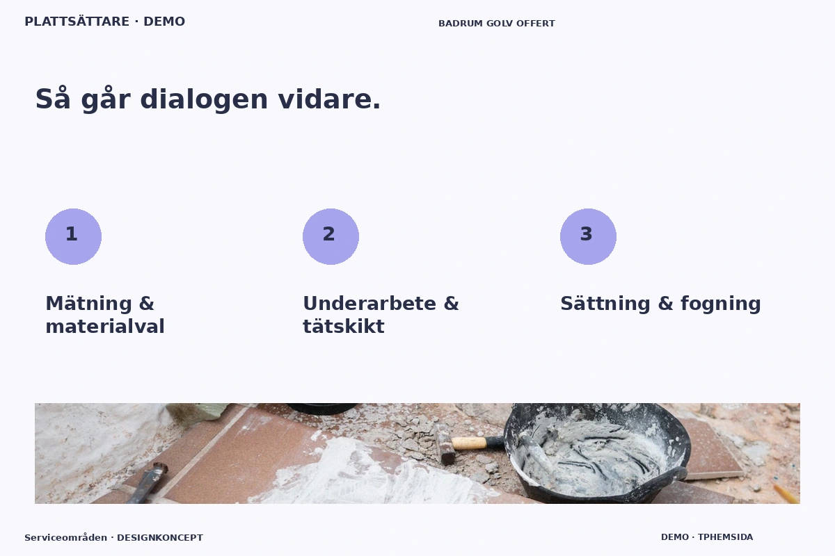 Serviceområden – Så fungerar dialogen för plattsättare