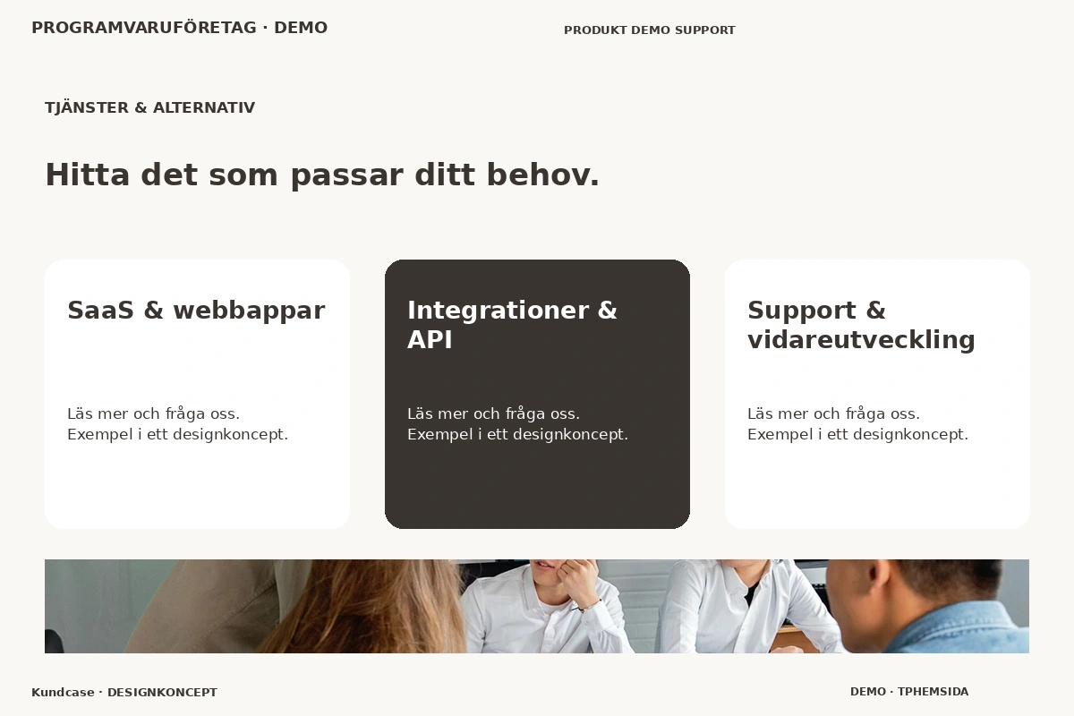 Kundcase – Tjänster & alternativ för programvaruföretag