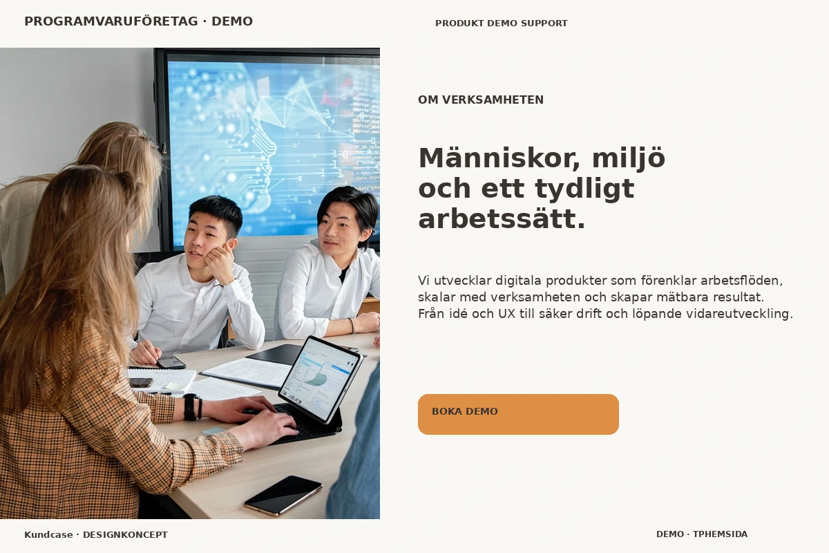 Kundcase – Om verksamheten för programvaruföretag