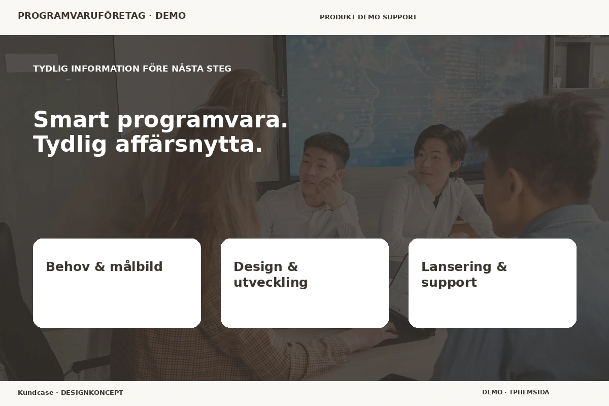 Kundcase – Inför ditt val för programvaruföretag
