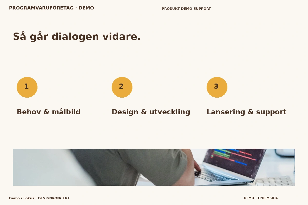 Demo i Fokus – Så fungerar dialogen för programvaruföretag