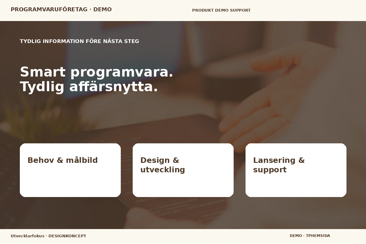 Utvecklarfokus – Inför ditt val för programvaruföretag