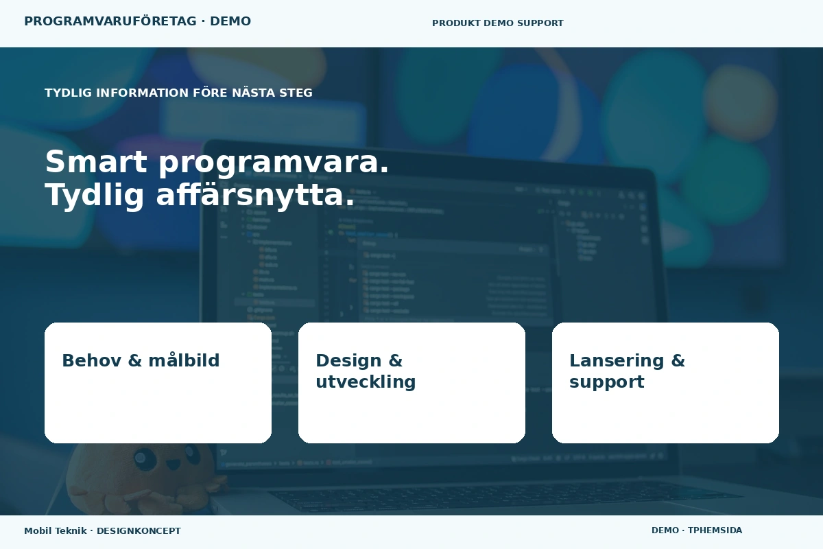 Mobil Teknik – Inför ditt val för programvaruföretag