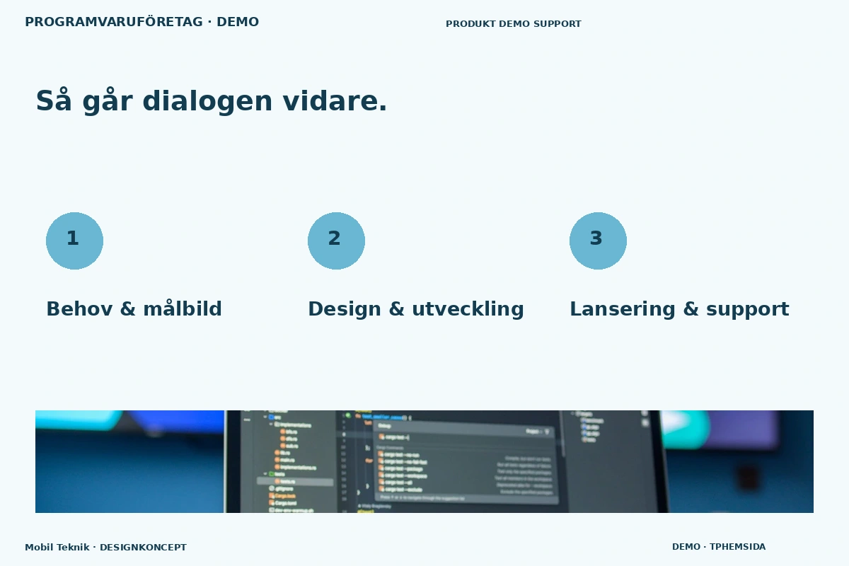 Mobil Teknik – Så fungerar dialogen för programvaruföretag