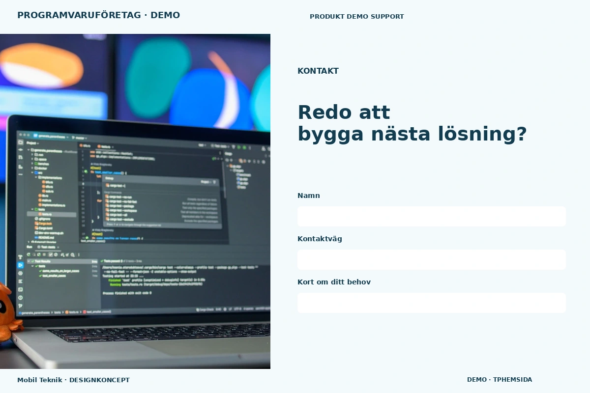 Mobil Teknik – Kontakt för programvaruföretag