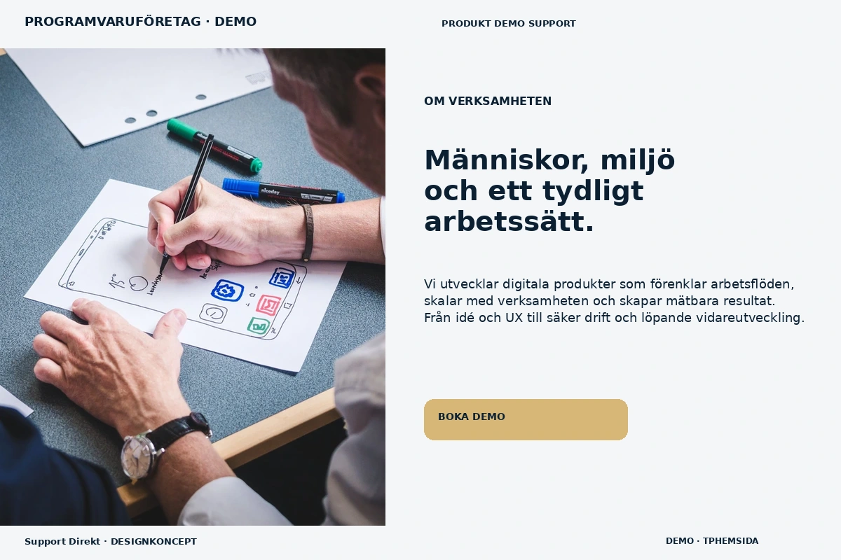 Support Direkt – Om verksamheten för programvaruföretag