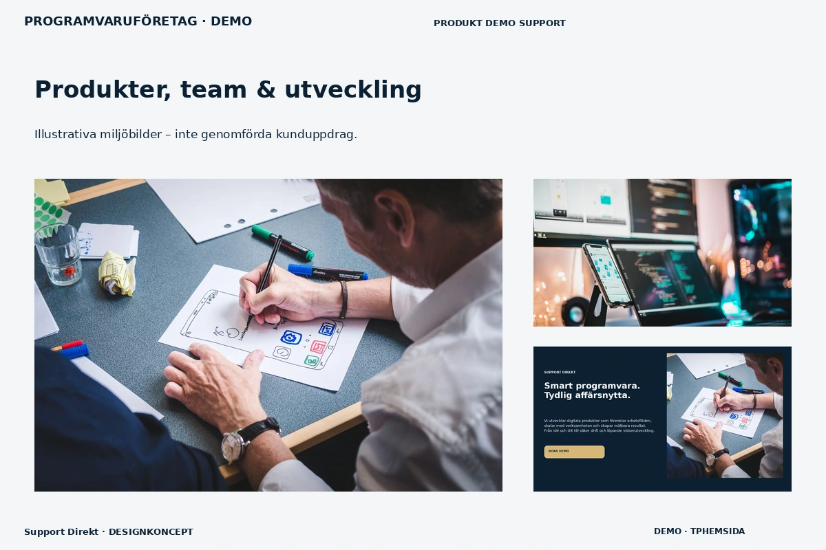 Support Direkt – Produkter, team & utveckling för programvaruföretag